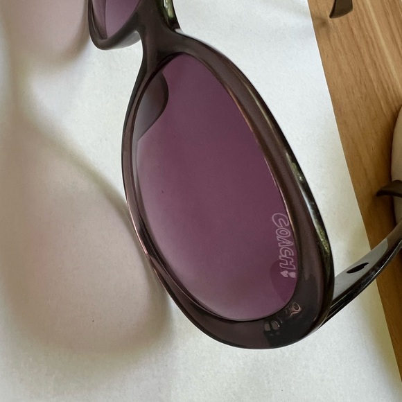 Coach Gracie Sunglasses in Purple (poppy collection) w Hardshell Case! - Picture 13 of 15